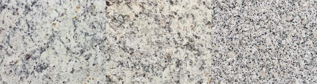 Level 1 granite colors difference