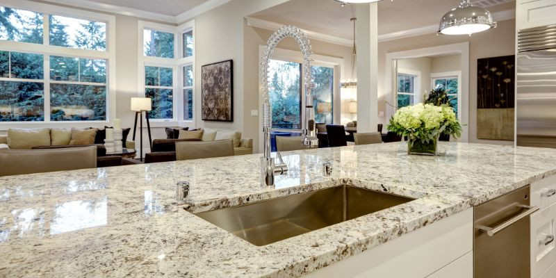 Granite countertop in the kitchen, sealing guide