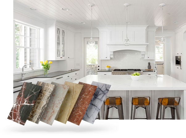 Variants of different countertops