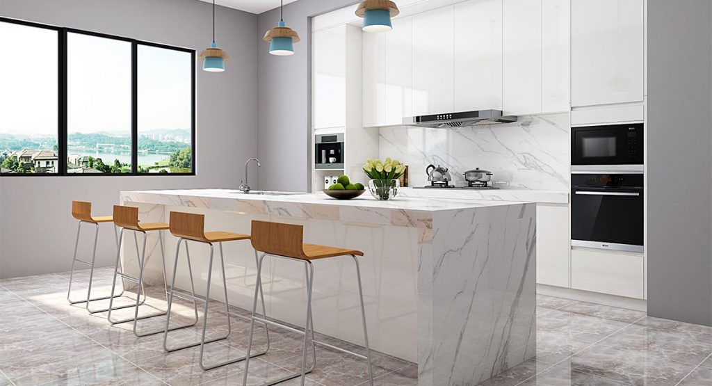 quartz kitchen countertop island formfactor