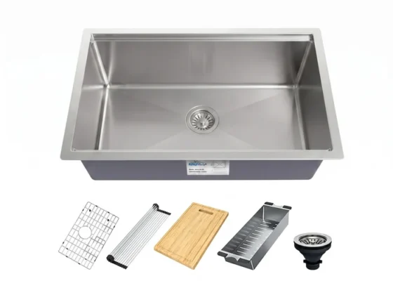 MUKHWS-3318-10-S-R15 stainless steel undermount kitchen sink
