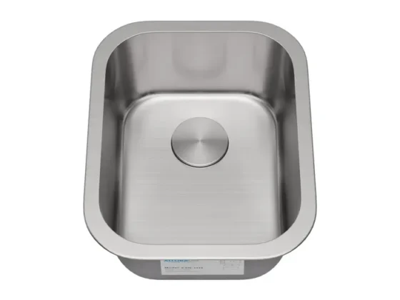 MUKSN-1518-8-S stainless steel undermount kitchen sink