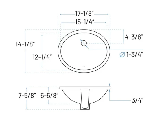 MUVCS-1215-O-Tech-Drawing sink