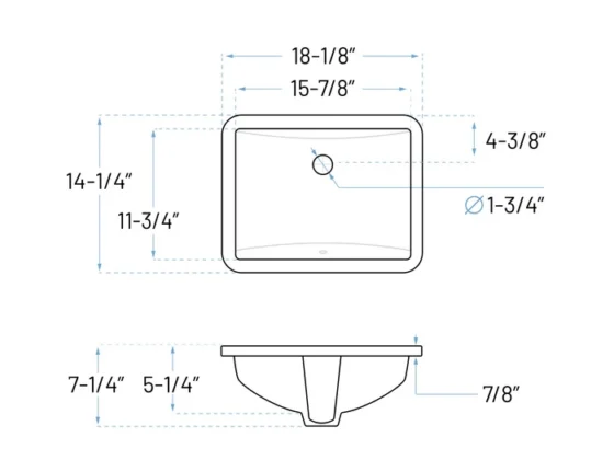 MUVCS-1216-R-Tech-Drawing sink
