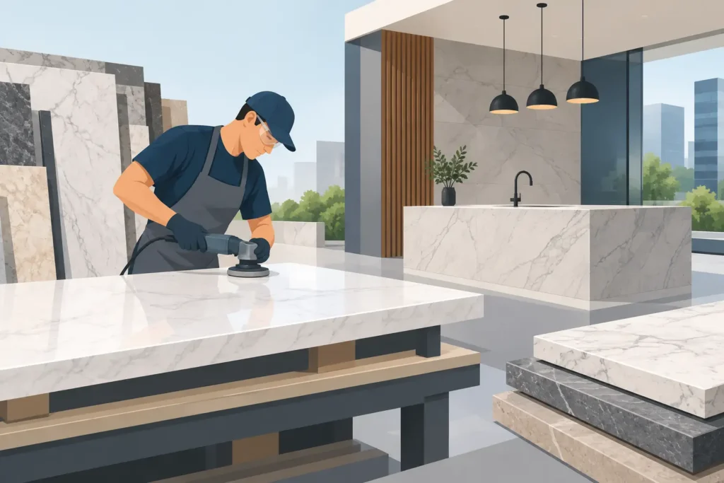 Commercial Stone Fabrication for Built-to-Last Spaces