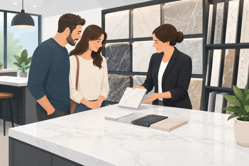 What to Expect From a Countertop Showroom Visit