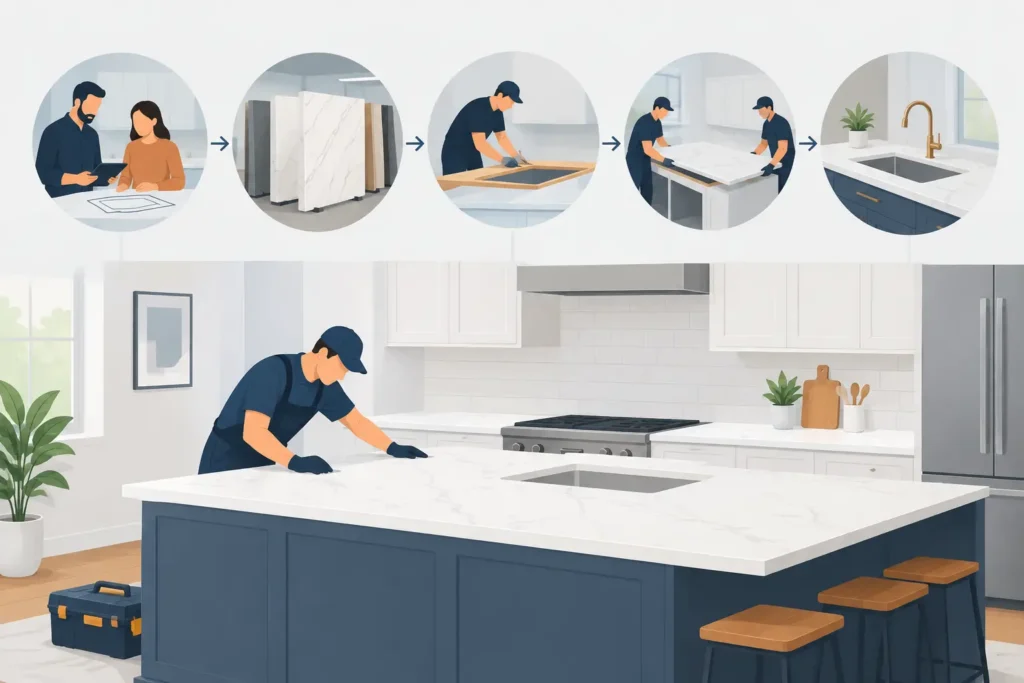 Your Countertop Installation Timeline, Step by Step