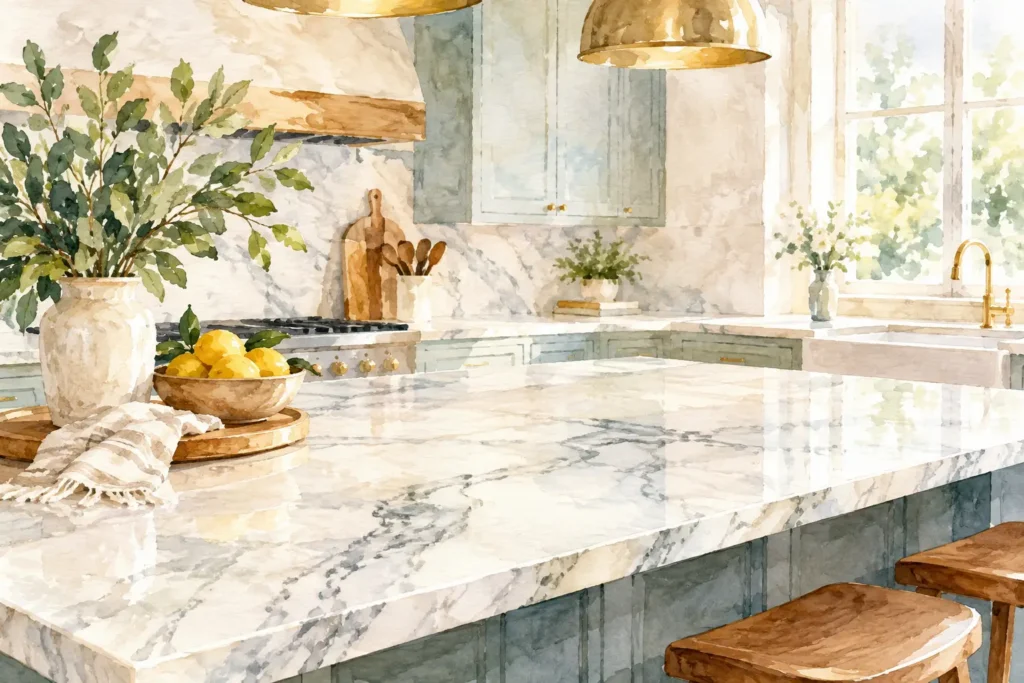 Are Marble Countertops Right for Your Home?