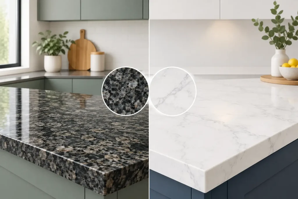 Granite vs Quartz Countertops for Your Home
