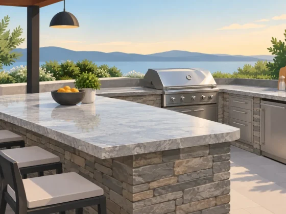 Outdoor Kitchen Stone Countertops That Last