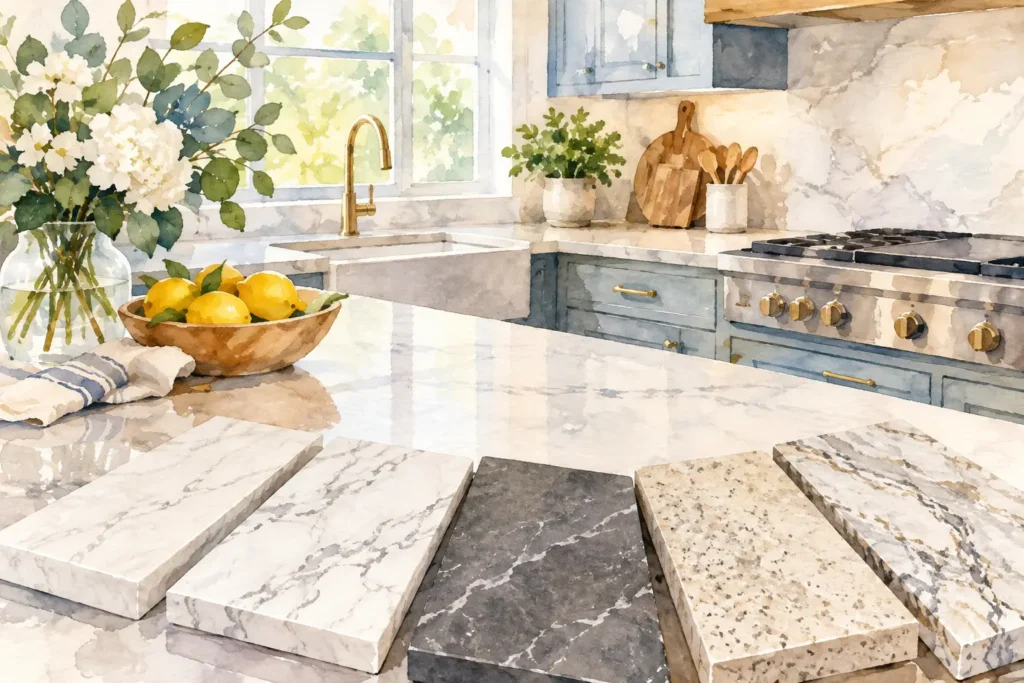 Quartz Countertop Choices for Your Kitchen