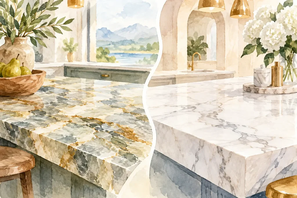 Quartzite vs Marble: Which Stone Fits Your Home?